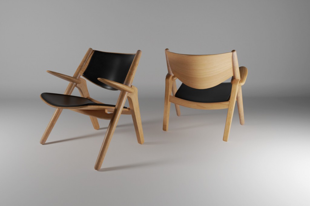 CH28P Lounge Chair | Highlight image 1