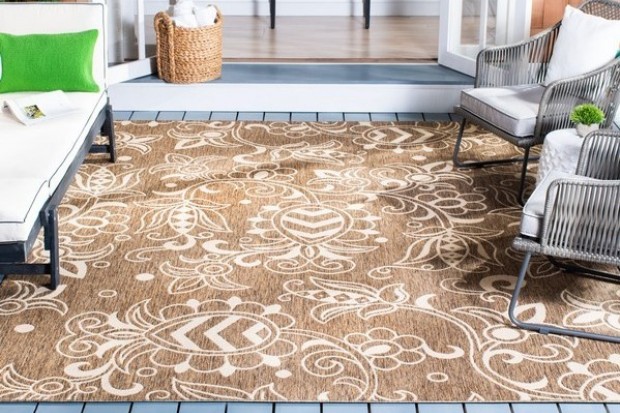 Beach House Rug - BHS246T Brown / Beige | Highlight image 3