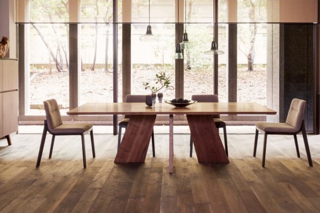 Hakama Dining Solid Wood Table | Highlight image 1