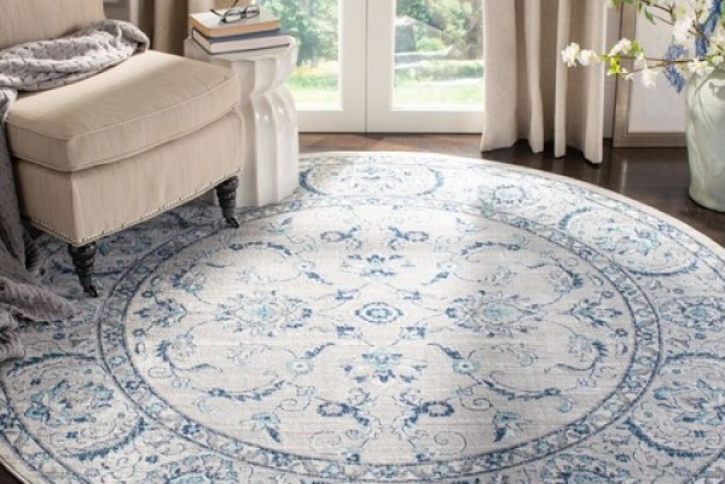 Brentwood Rug - BNT854G Light Grey / Blue | Highlight image 1