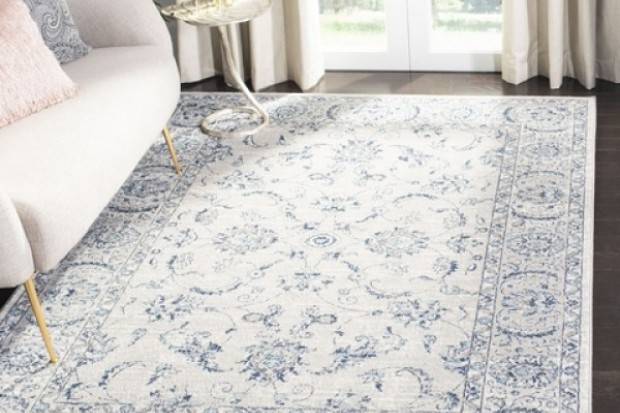 Brentwood Rug - BNT854G Light Grey / Blue | Highlight image 3