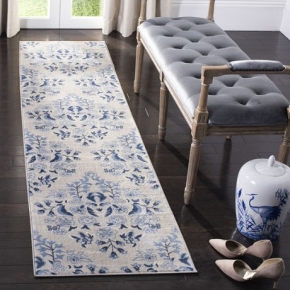 Brentwood Rug - BNT856D Cream / Blue | Highlight image 2