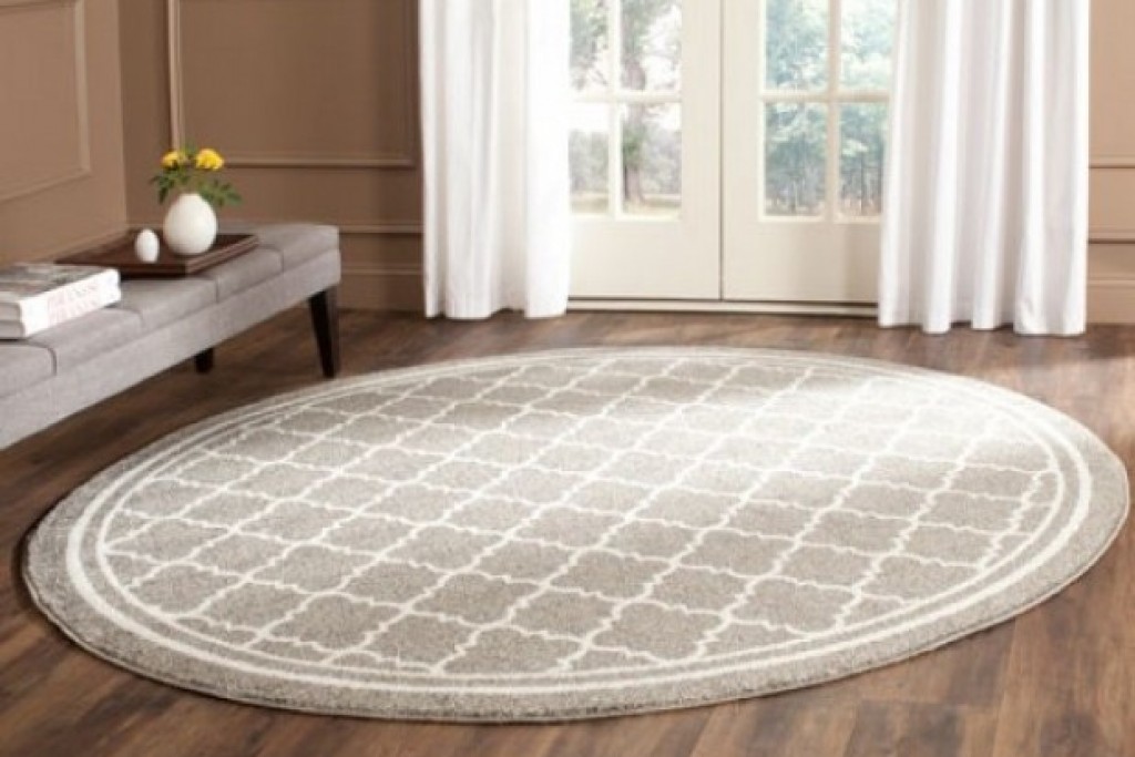 Amherst Rug - AMT422R Dark Grey / Beige | Highlight image 1