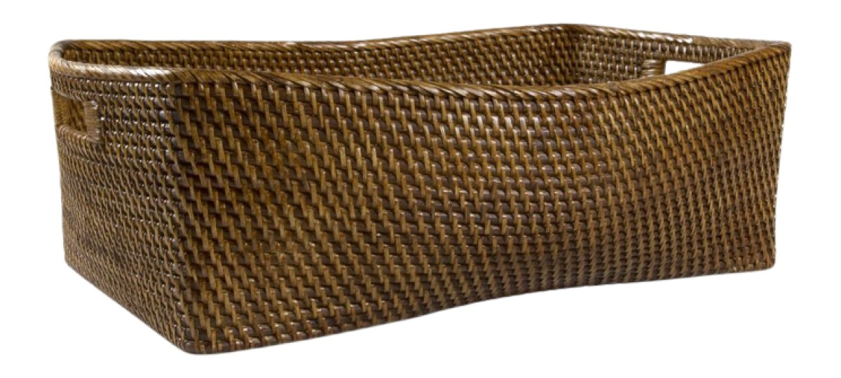 Rattan Medium Rectangular Basket | Highlight image