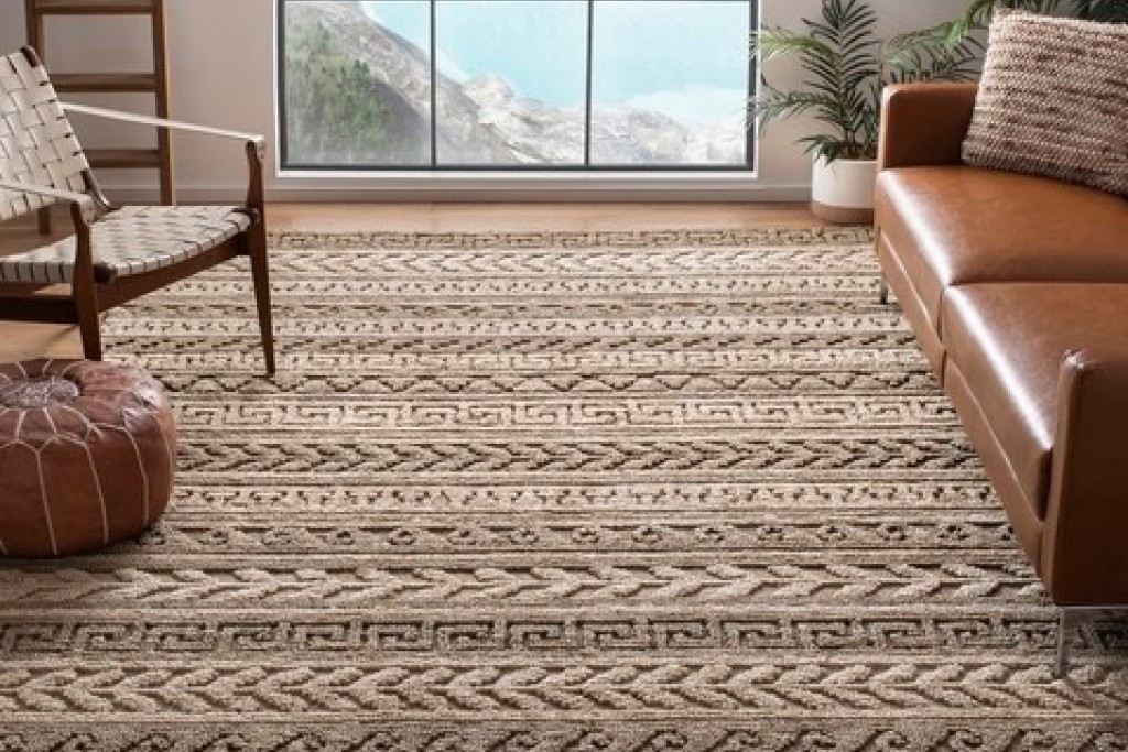 Natural Fiber Rug - NF589Y Green / Ivory | Highlight image 1