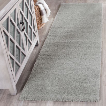 Velvet Shag Rug - VSG169B Light Grey | Highlight image 2