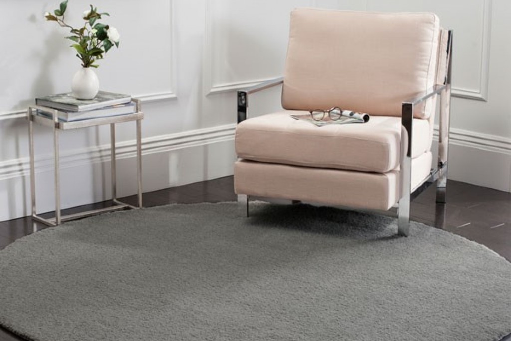 Velvet Shag Rug - VSG169B Light Grey | Highlight image 1