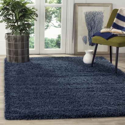 Shag Rug - SG151-7070 Navy | Highlight image 2