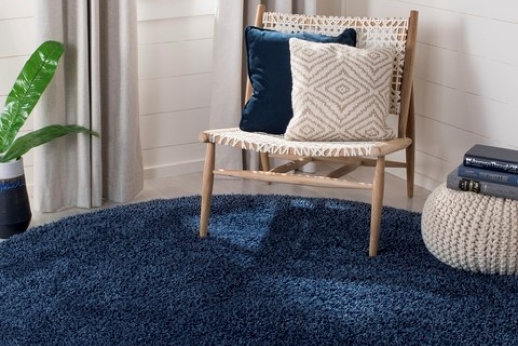 Shag Rug - SG151-7070 Navy | Highlight image 1