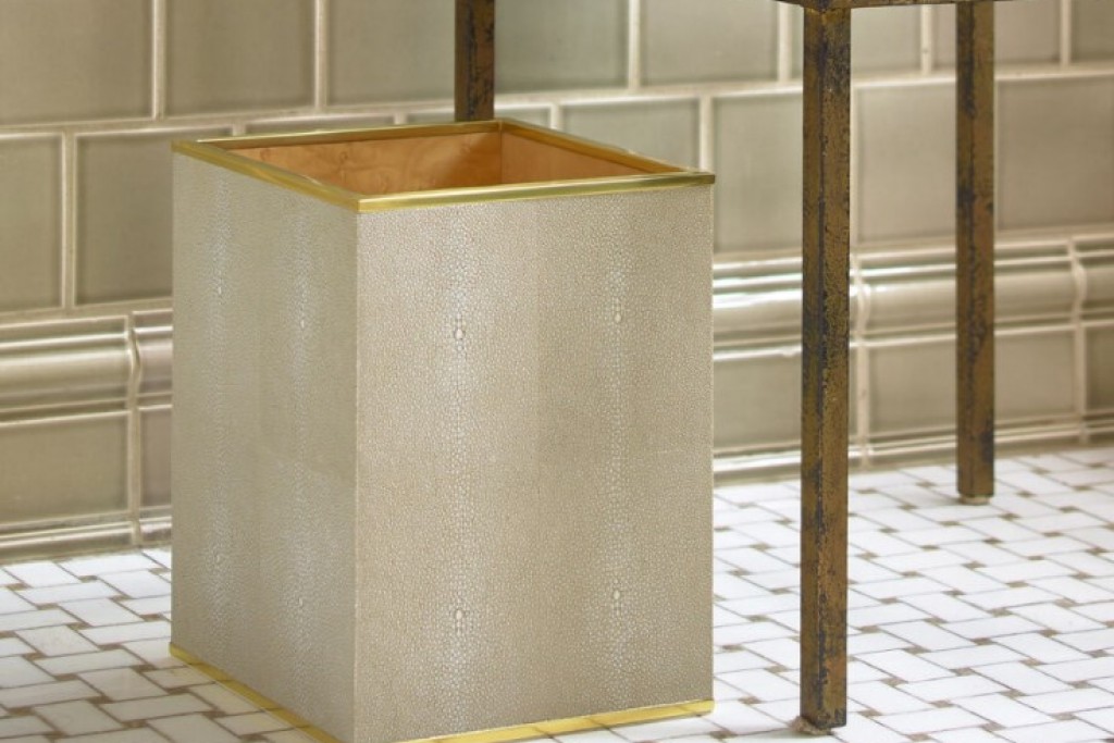 Classic Shagreen Waste Basket | Highlight image 1