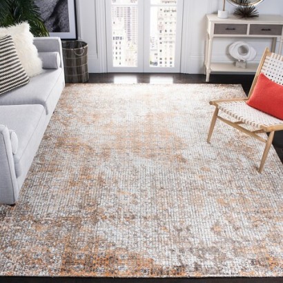 Restoration Vintage Rug - RVT120P Rust / Orange | Highlight image 2