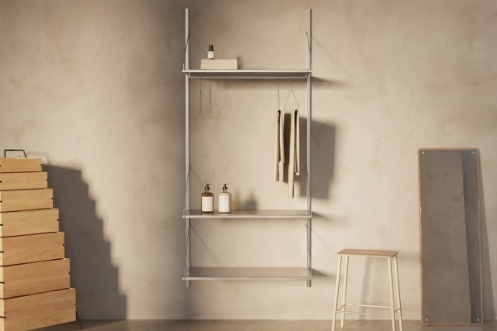 Shelf Library Stainless Steel H1852 - Hanger Section | Highlight image 1