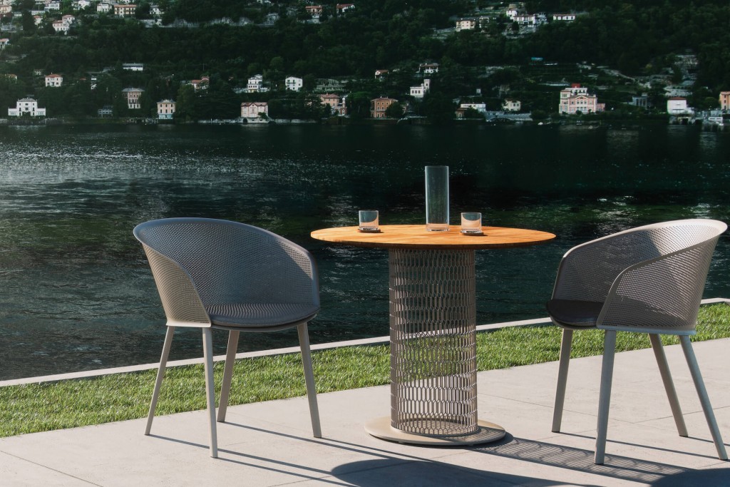 Stampa Dining Armchair Aluminium - Frame (without Cushion) | Highlight image 1