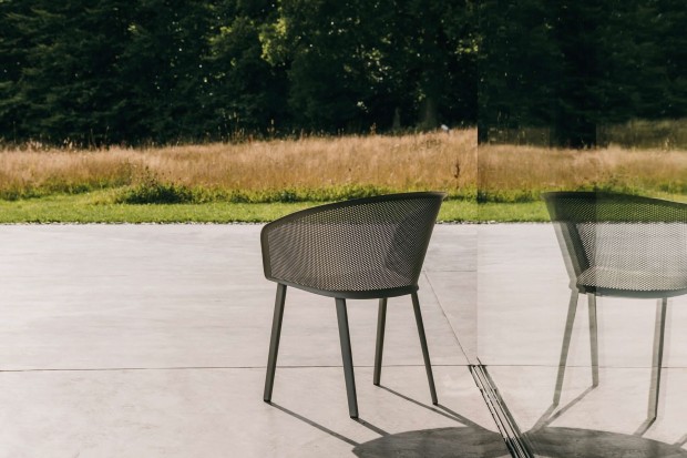 Stampa Dining Armchair Aluminium - Frame (without Cushion) | Highlight image 3