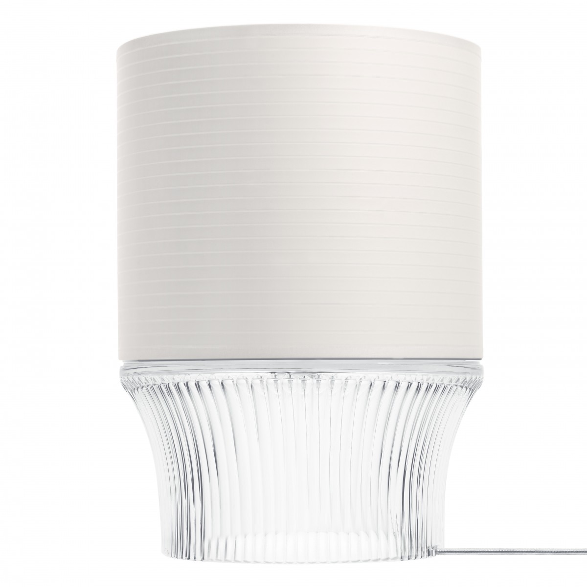 Cadence Large Table Lamp, Paper Lampshade - Clear