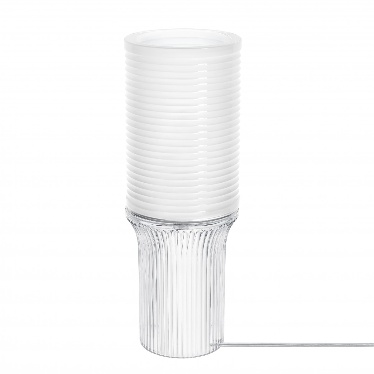 Cadence Small Table Lamp, Crystal Lampshade - Clear | Highlight image