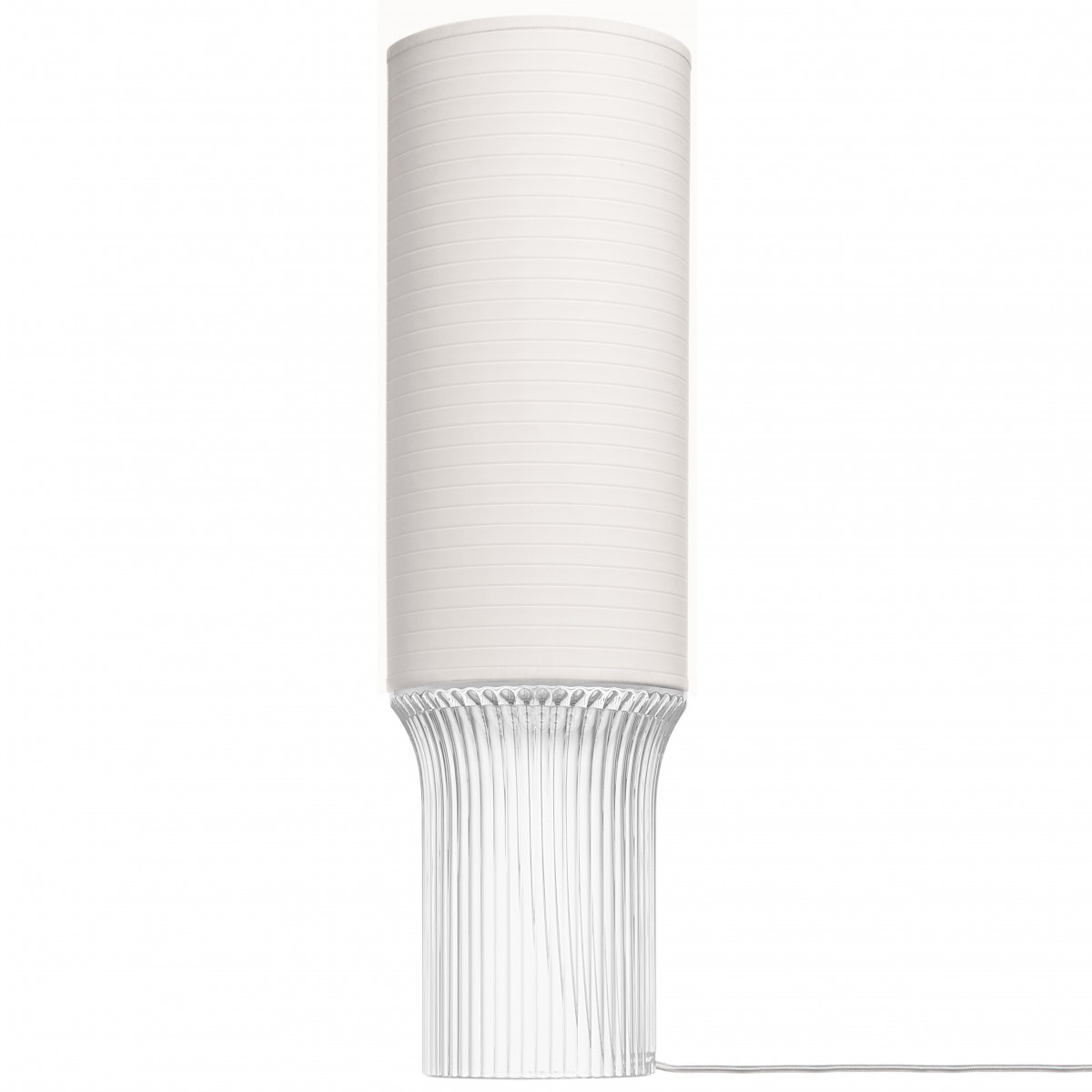 Cadence Small Table Lamp, Paper Lampshade - Clear | Highlight image