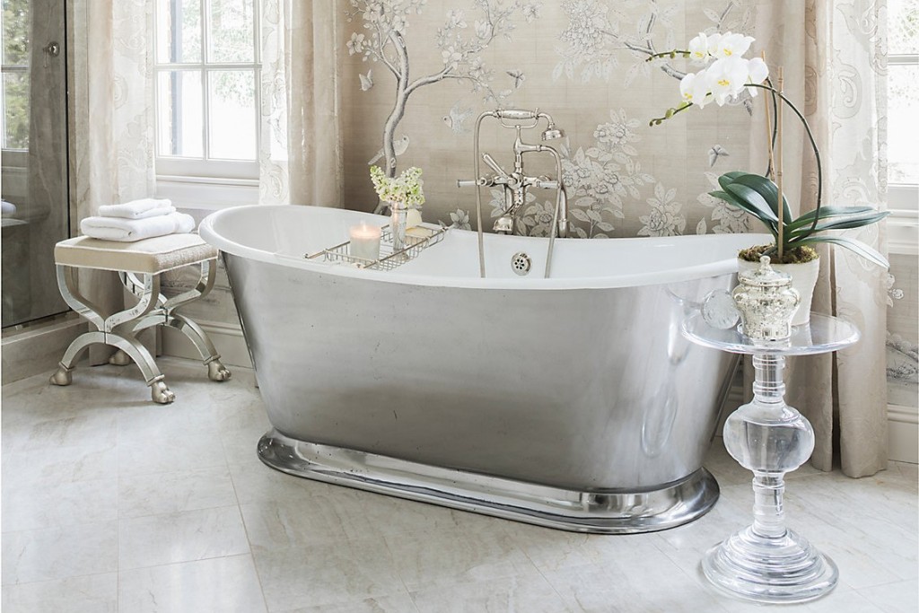 Margaux 72" x 29" x 27 1/2" Freestanding Oval Cast Iron Bathtub | Highlight image 1