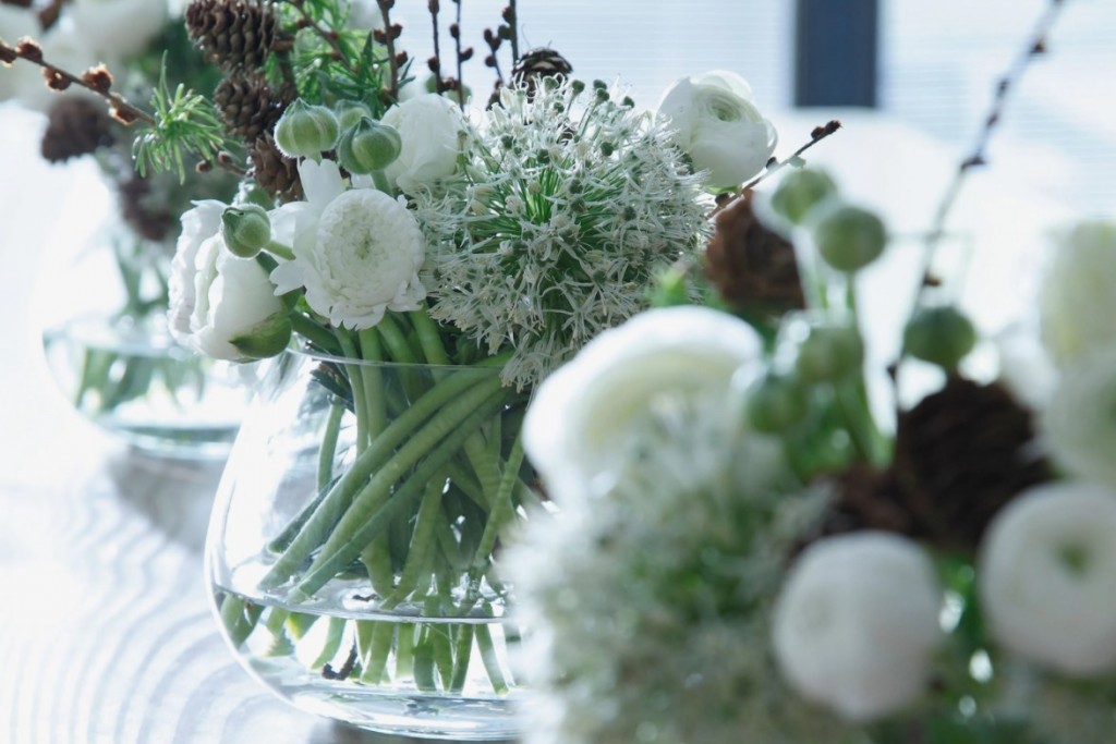 Flower Table Arrangement Vase, Clear H11.5 cm | Highlight image 1