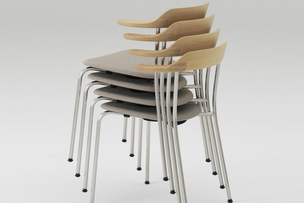 Hiroshima Armchair Stackable (Cushioned) | Highlight image 1