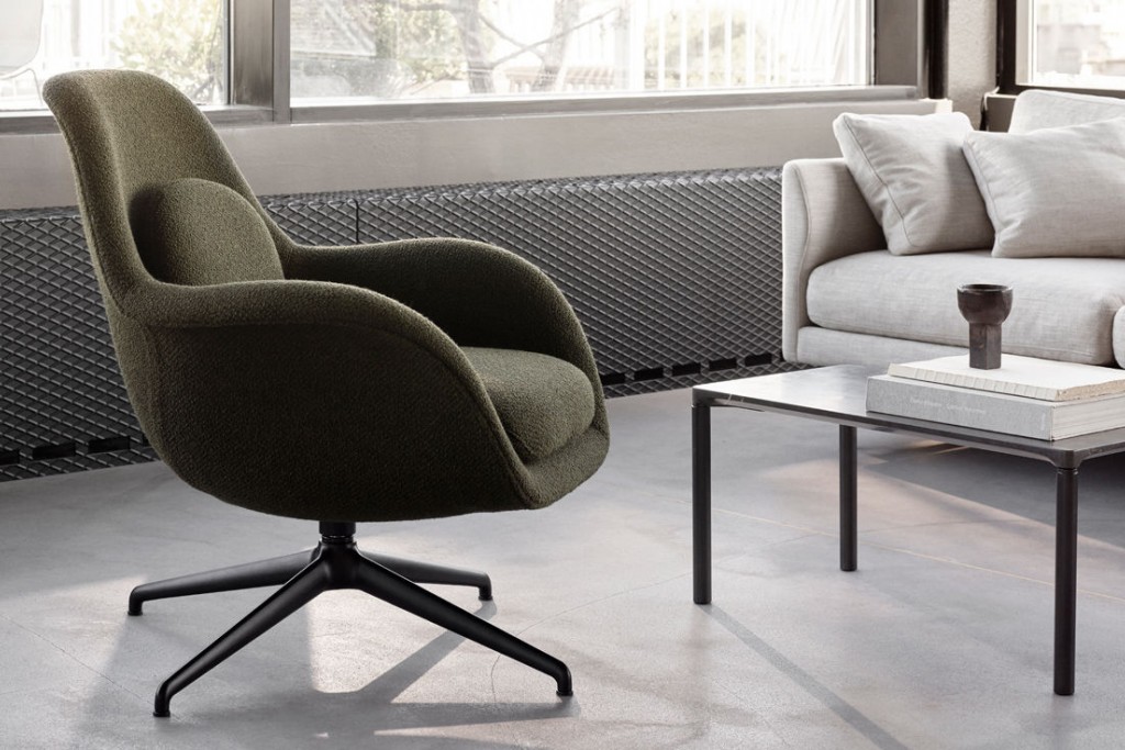 Swoon Lounge Petit Armchair - Swivel Base | Highlight image 1