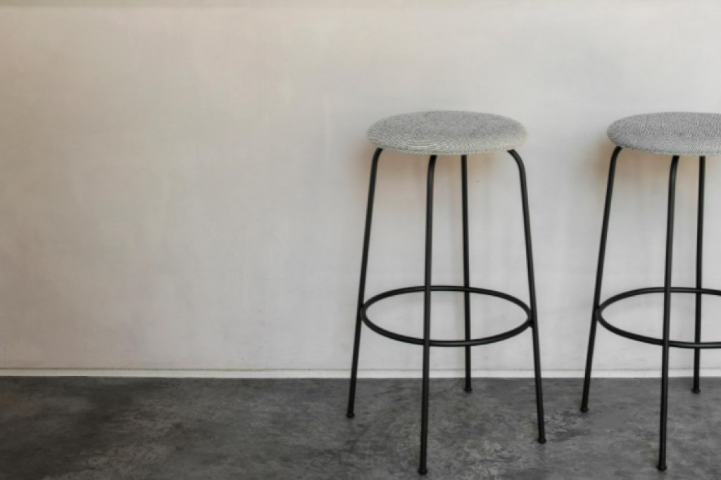 Afteroom Bar Stool, Upholstered Seat | Highlight image 1