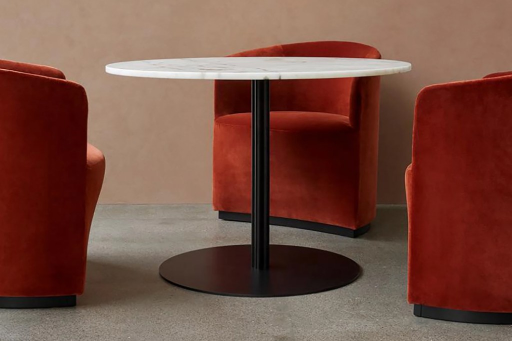 Harbour Column Dining Table, Round Base, Circular | Highlight image 1