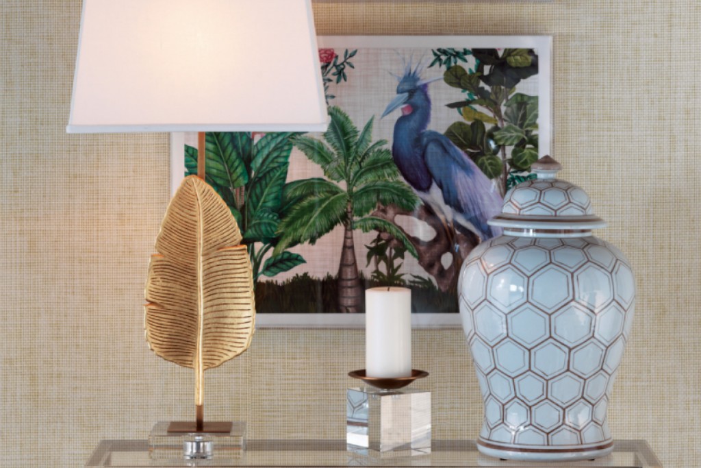 Biscayne Gold Lamp | Highlight image 1