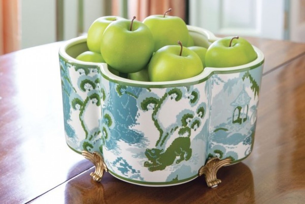 Canton Celadon Quatrefoil Planter | Highlight image 1