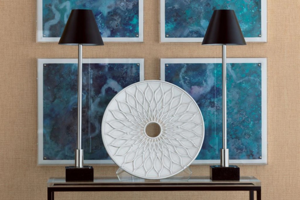 Marais Nickel Buffet Lamp | Highlight image 1