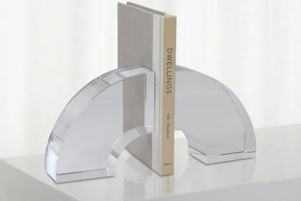 Nolan Crystal Bookends (Set of 2) | Highlight image 1