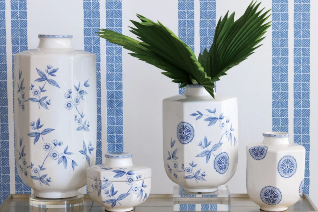 Temba Large Blue Vase | Highlight image 1