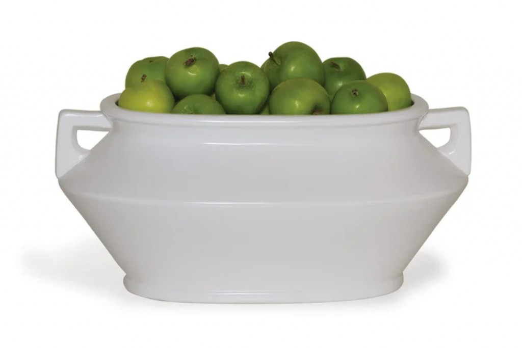 Santorini White Oval Planter | Highlight image 1