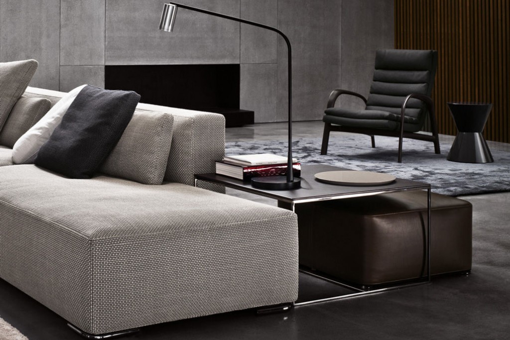 Duchamp Black-Nickel Coffee Table (Square) | Minotti | CHANINTR