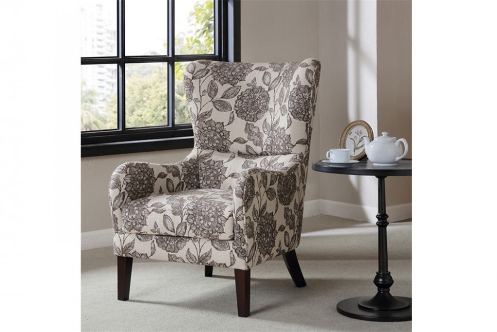 Arianna Swoop Wing Chair | Highlight image 1