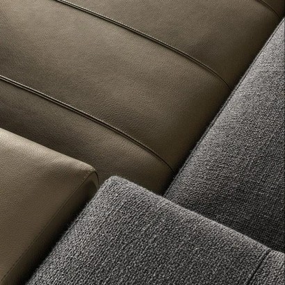 Freeman Sectional Sofa: Freeman Duvet Element with 1 Armrest (SX) - Seat Cushion 84 cm, Freeman Tailor MIX Chaise-Longue (DX) and Freeman Optional Backrest Cushion 65x65 cm | Highlight image 2