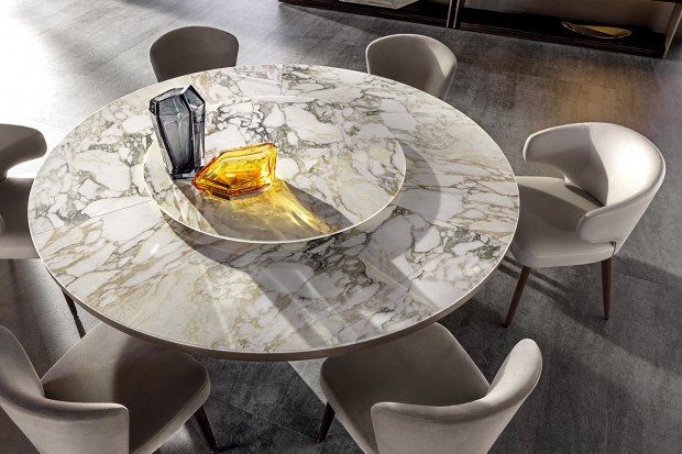 Morgan Marble Table - Lazy Susan Version | Highlight image 3