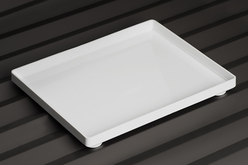 Serving Tray, White Plastic | Highlight image 1