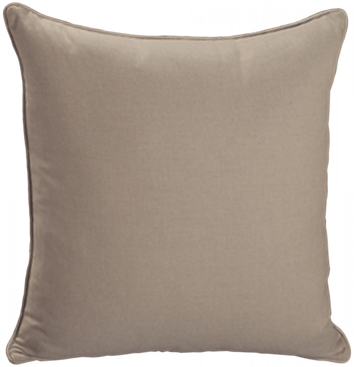 Throw Pillow Knife Edge Square 17"x17", Fiber - Without Welt