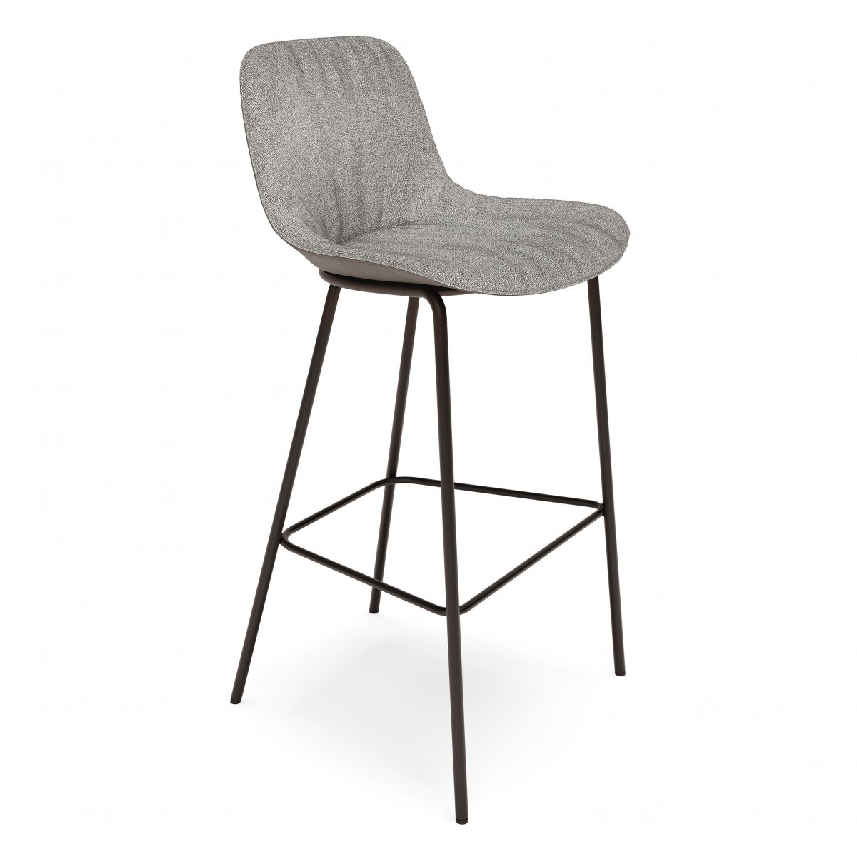 Sheru Barstool, (Casual Upholstery Look)