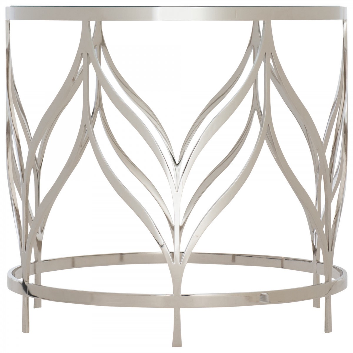 Calista Metal Round Accent Table