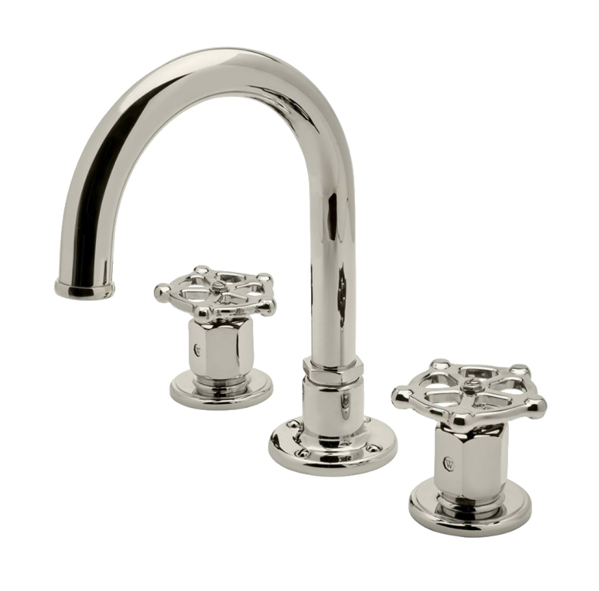 Regulator Gooseneck Lavatory Faucet with Wheel Handles