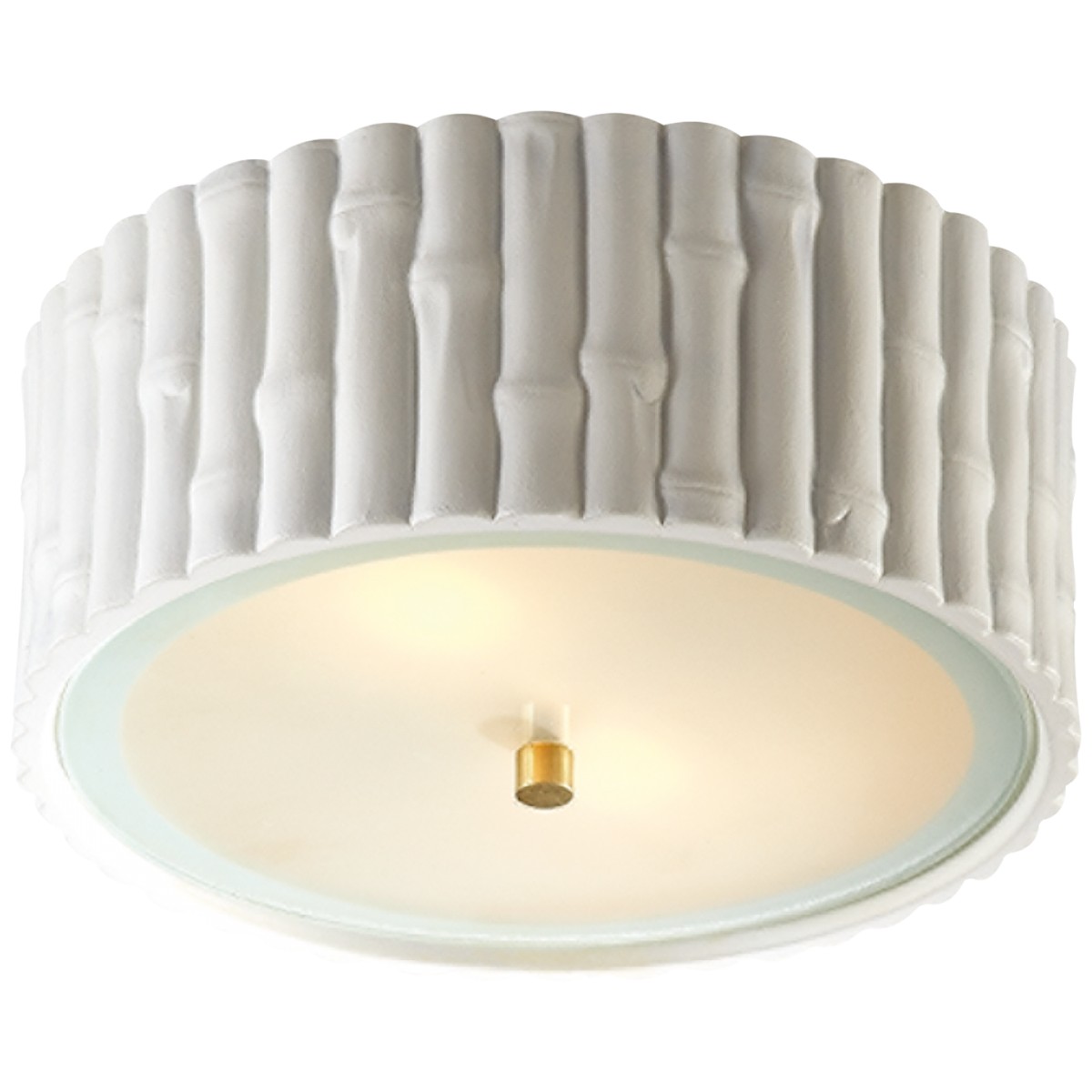 Frank Small Flush Mount with Frosted Glass