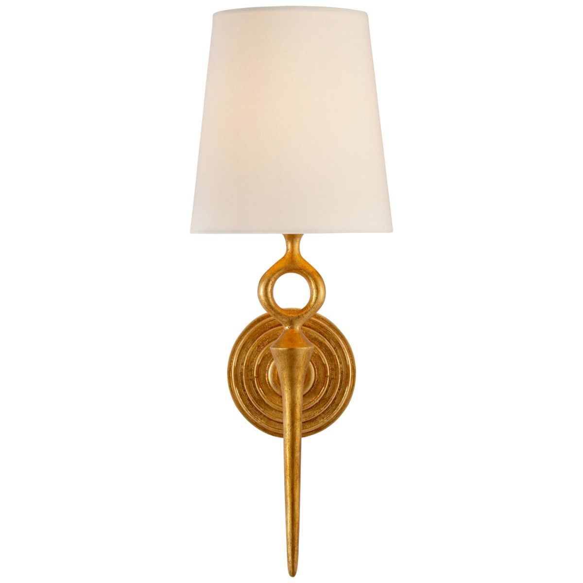 Bristol Single Sconce with Linen Shade