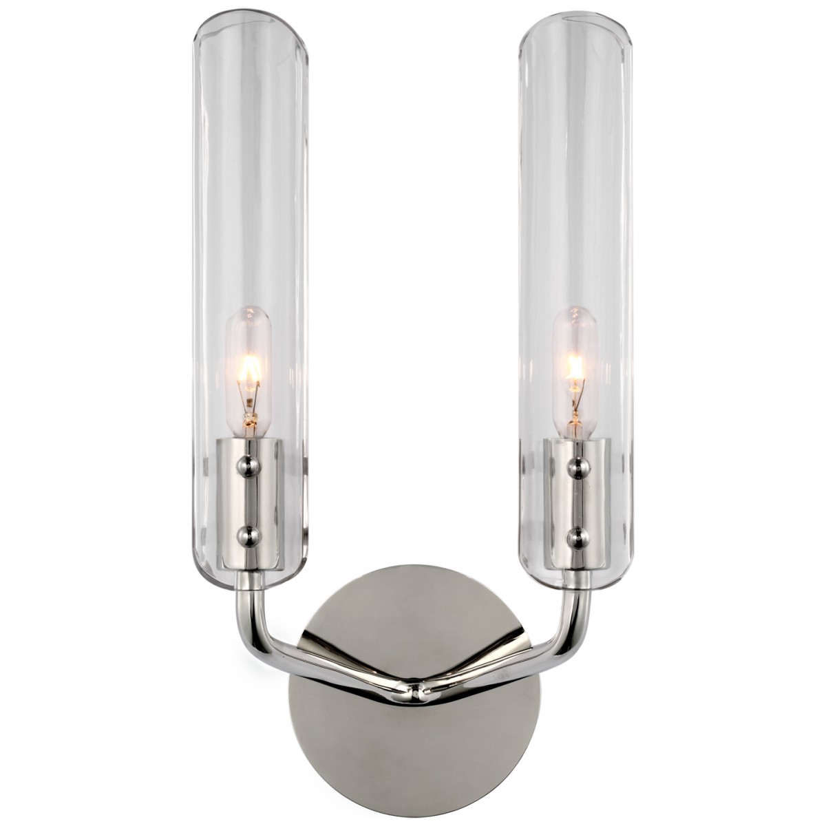 Casoria 14" Double Sconce with Clear Glass