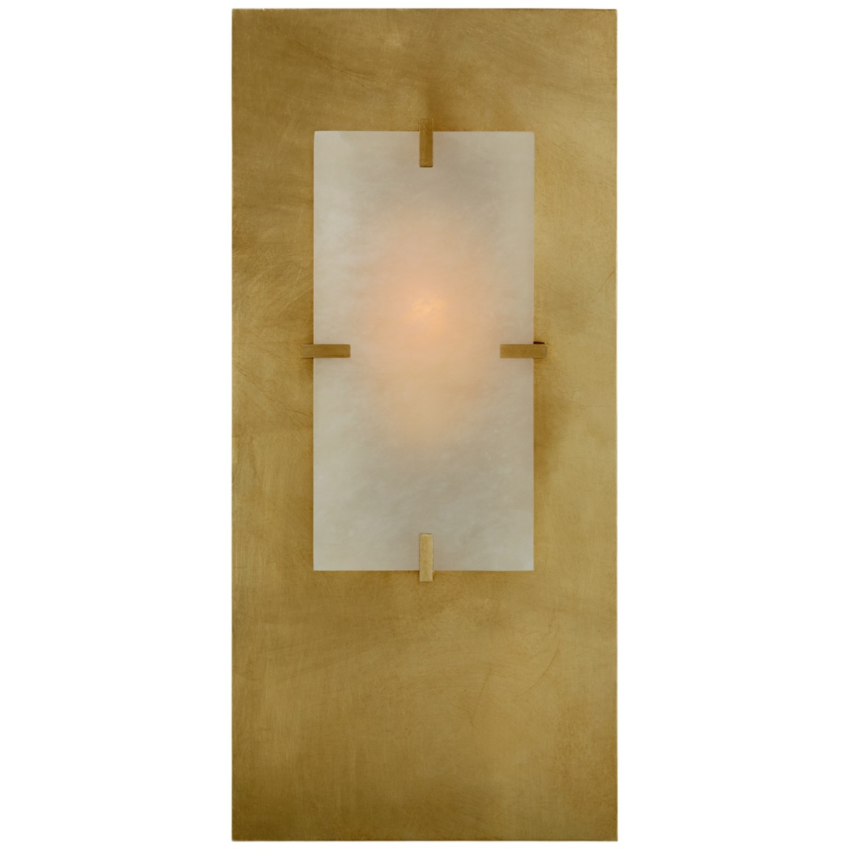 Dominica Rectangle Sconce with Alabaster