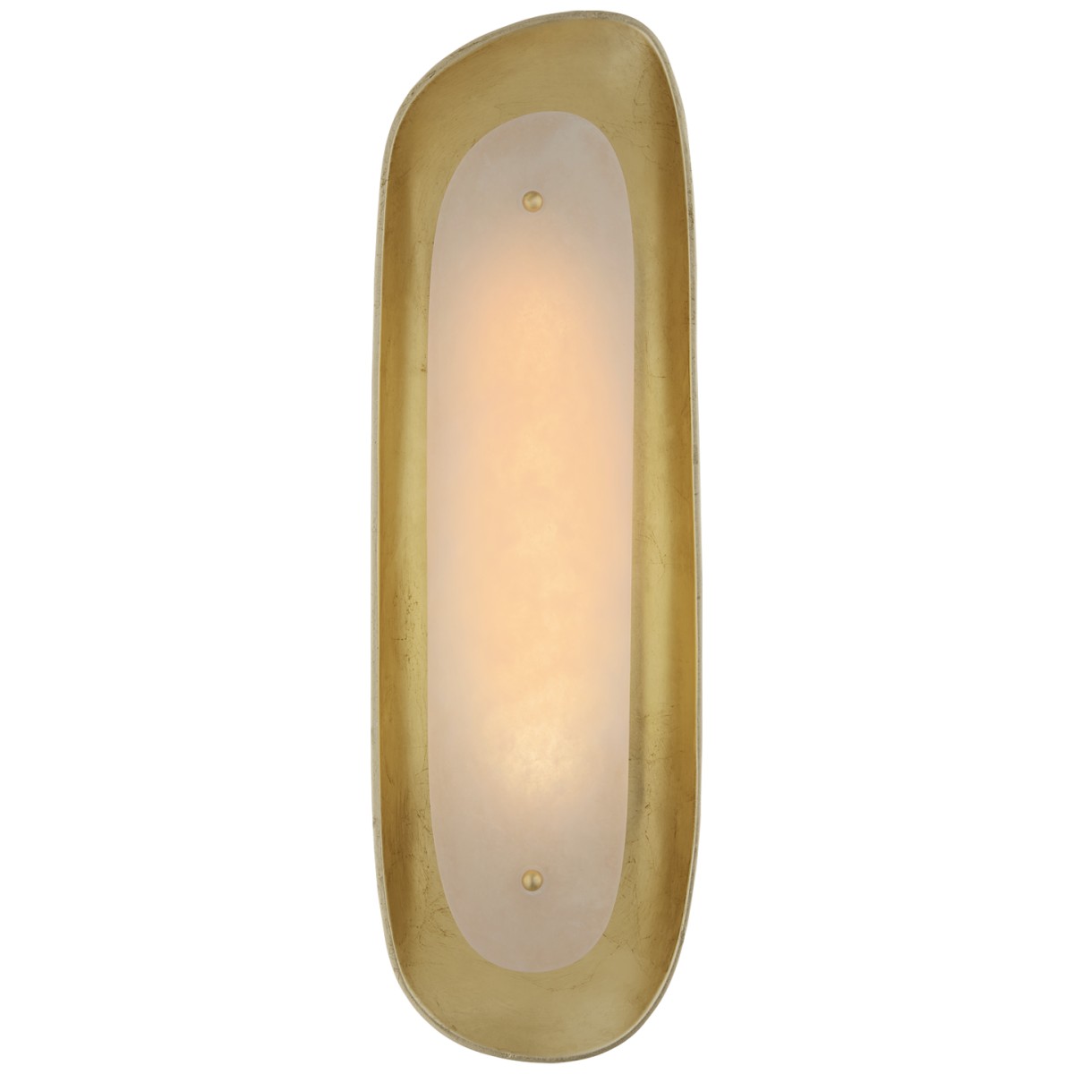 Samos Tall Sculpted Sconce with Alabaster