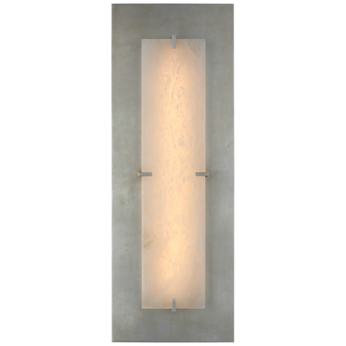 Dominica Large Rectangle Sconce with Alabaster