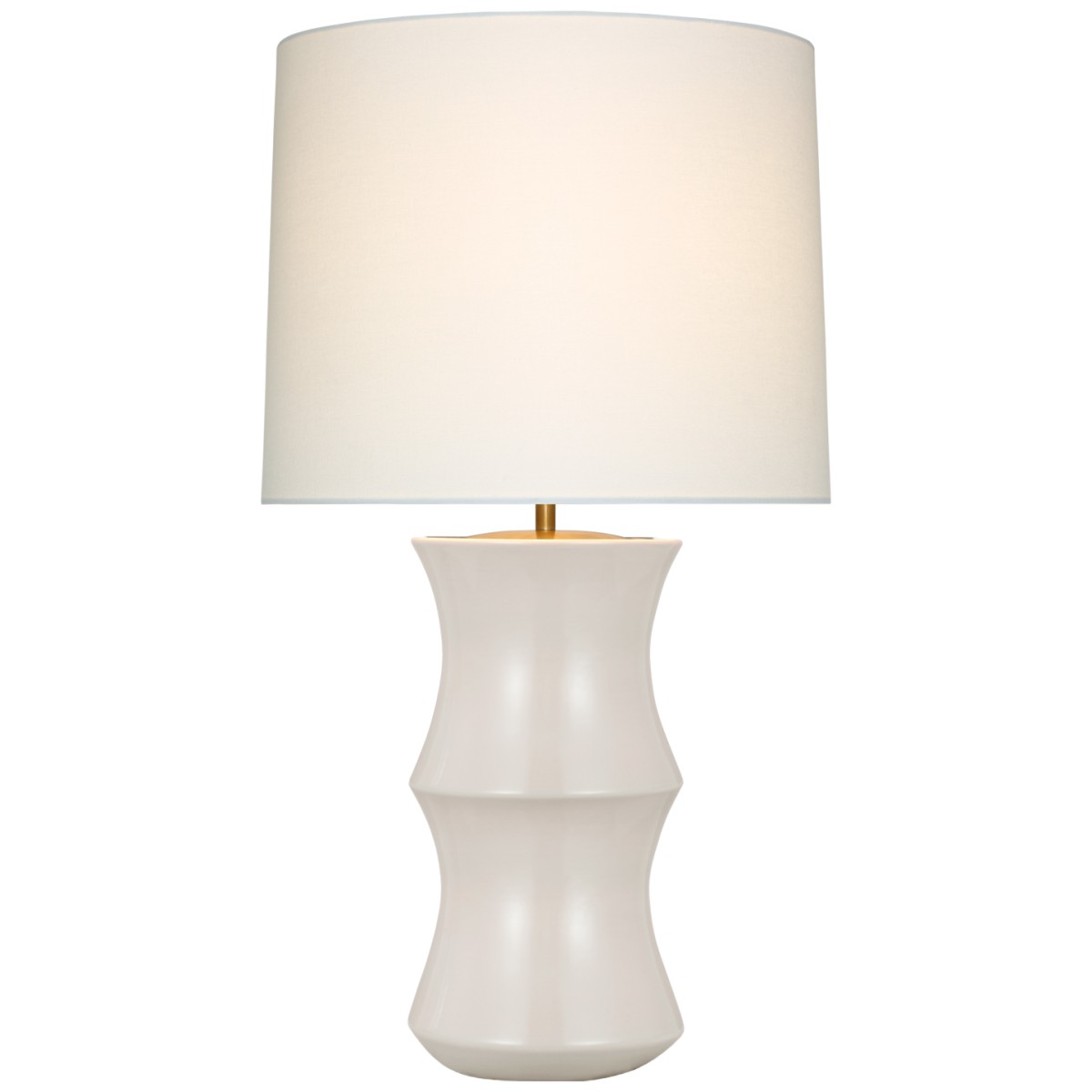 Marella Medium Table Lamp with Linen Shade | Highlight image