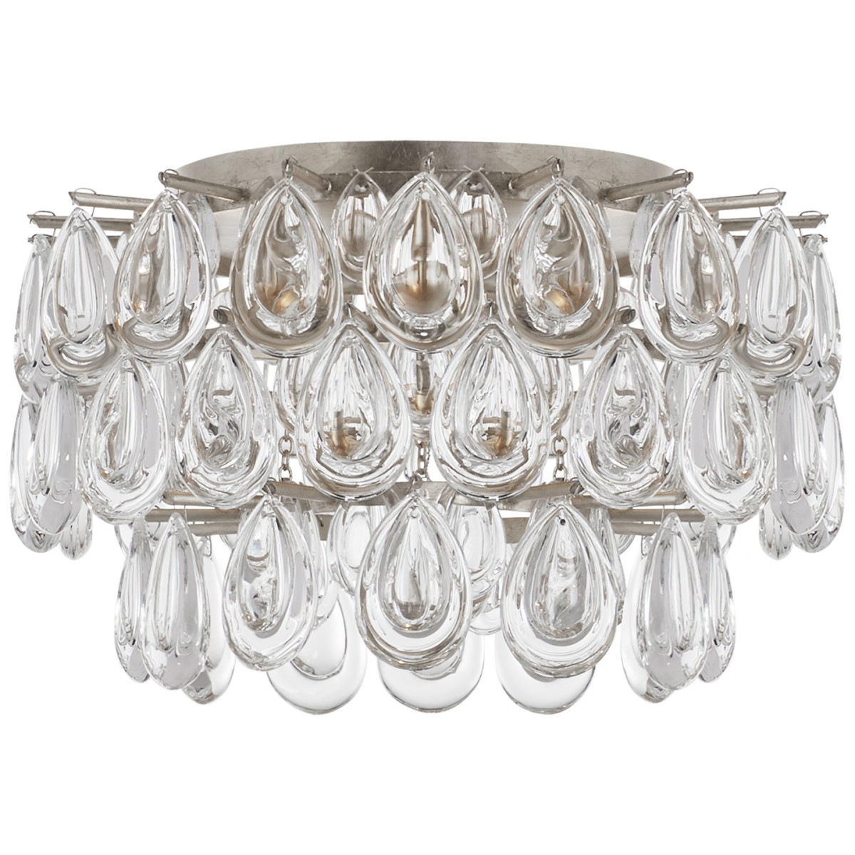 Liscia Small Flush Mount with Crystal | Highlight image